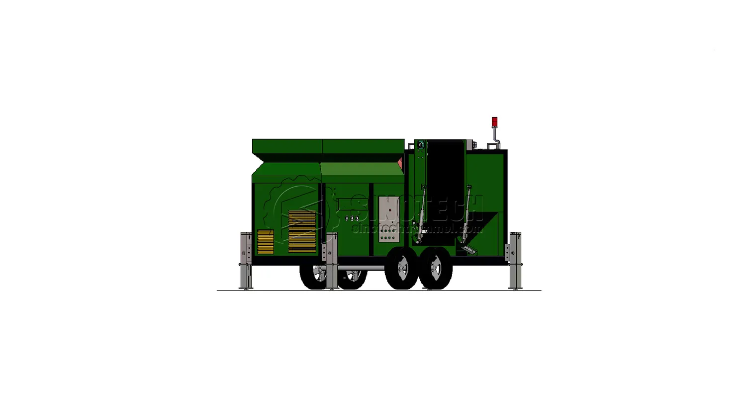 Portable Trommel Screening Plant for Sale&nbsp;| Mobile Rotary Screen WTS1234