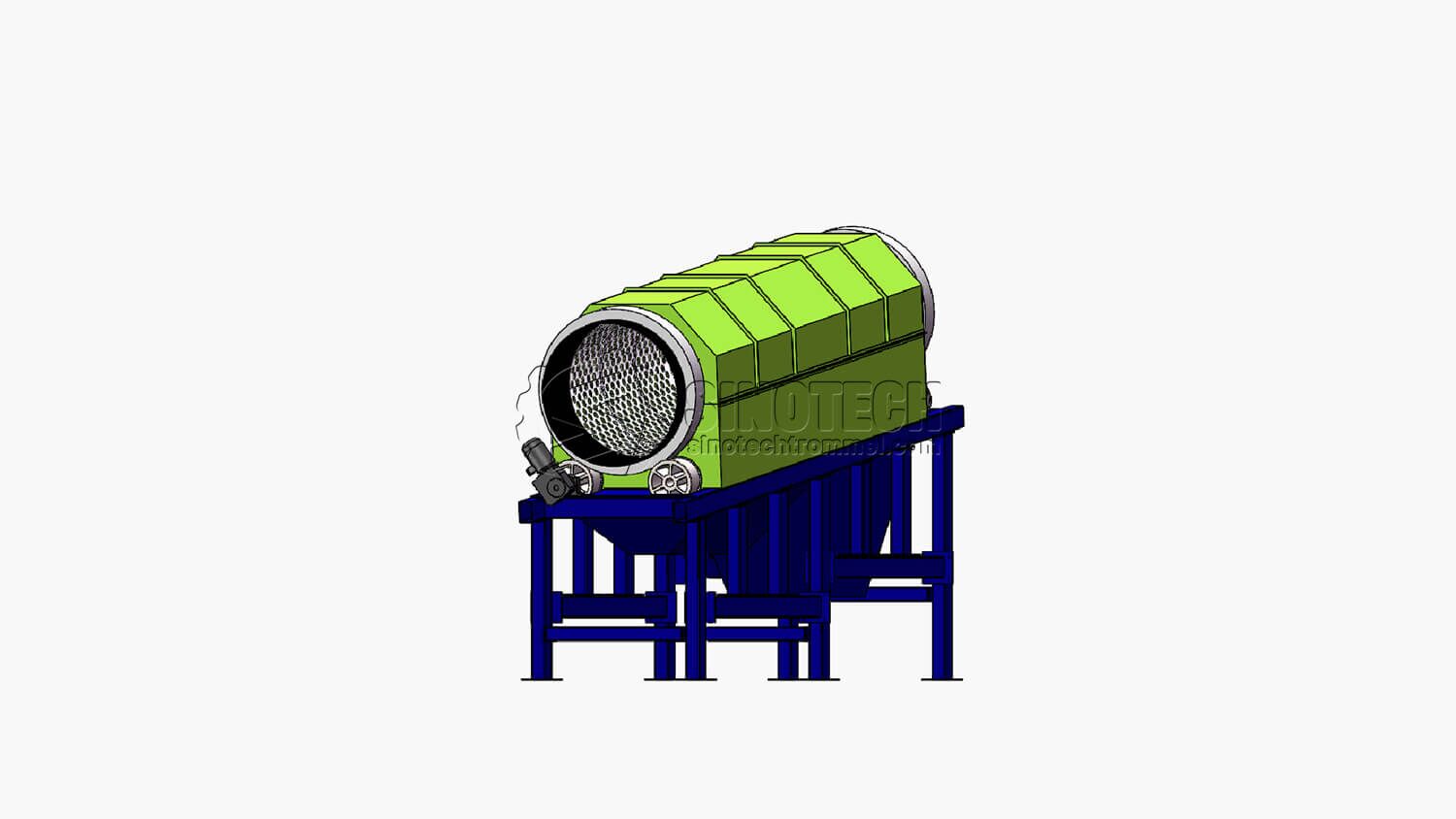 Heavy-Duty Trommel Screen TS2487
