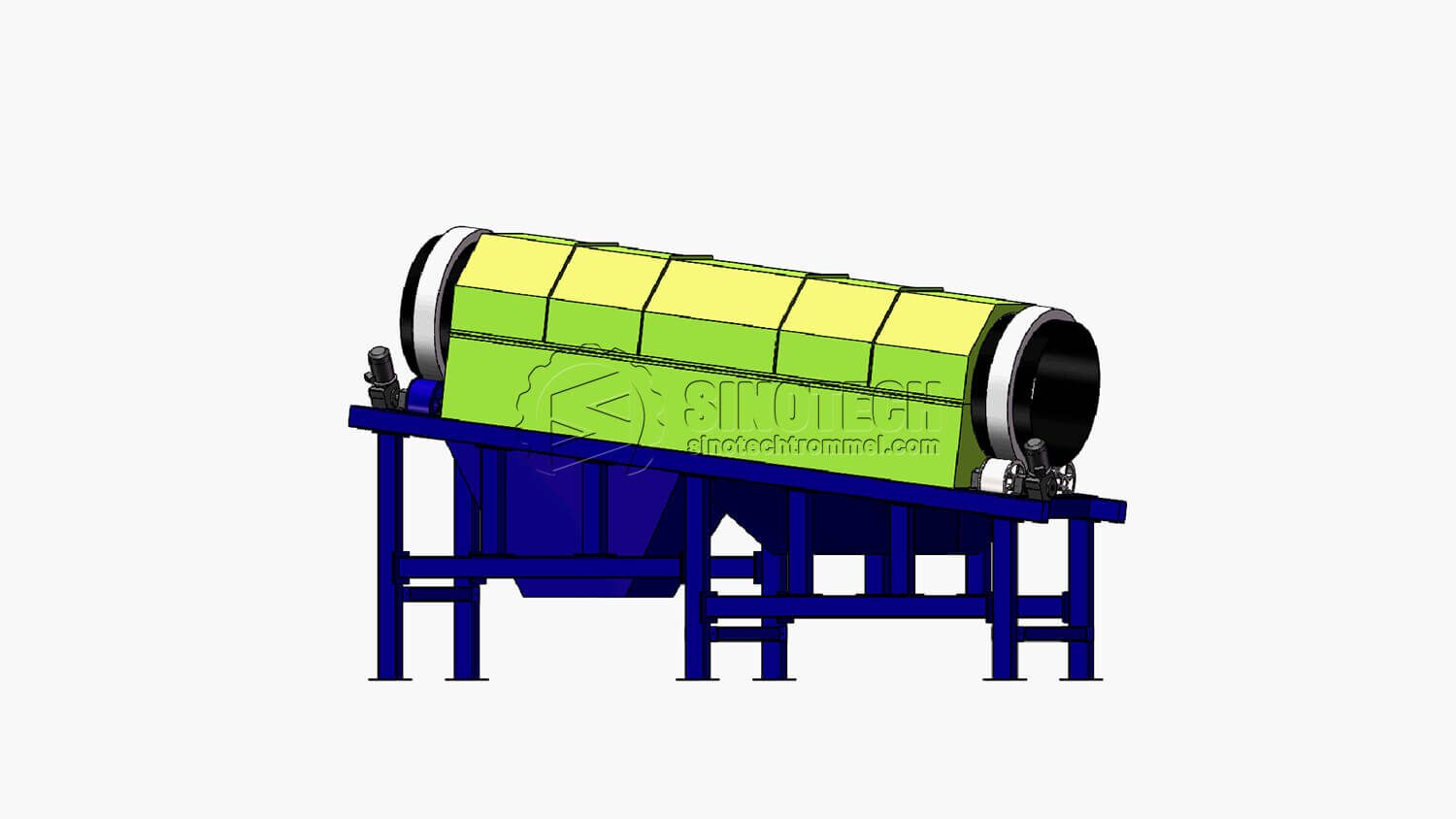 Heavy-Duty Trommel Screen TS2487