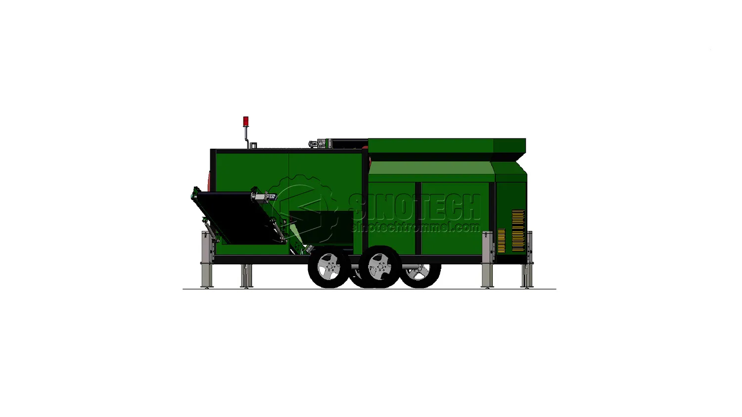 Portable Trommel Screening Plant for Sale&nbsp;| Mobile Rotary Screen WTS1234