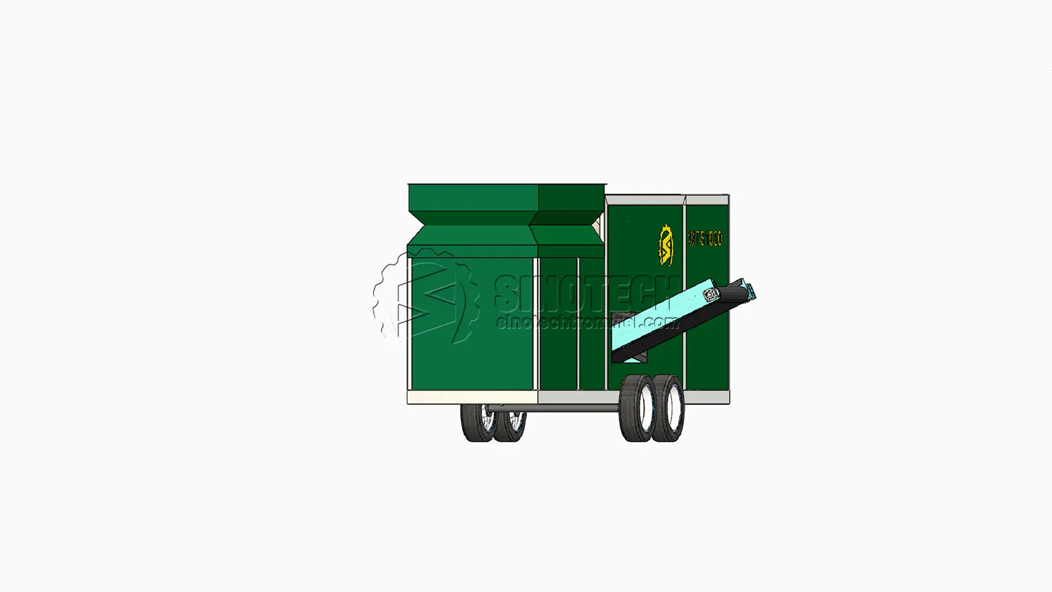Rotary Trommel Drum Screen for Sale Mobile Screening Plant WTS1030