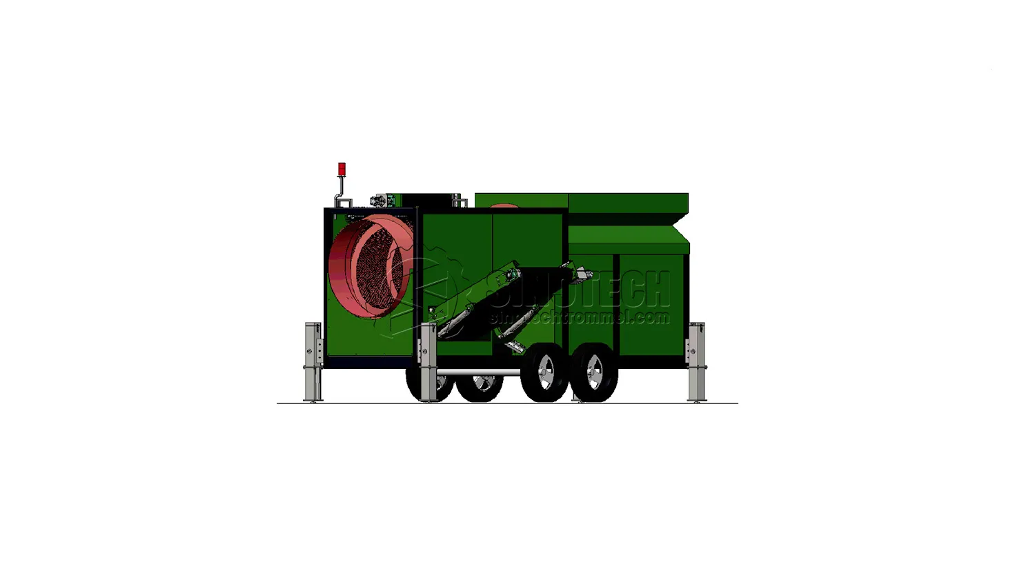 Portable Trommel Screening Plant for Sale&nbsp;| Mobile Rotary Screen WTS1234
