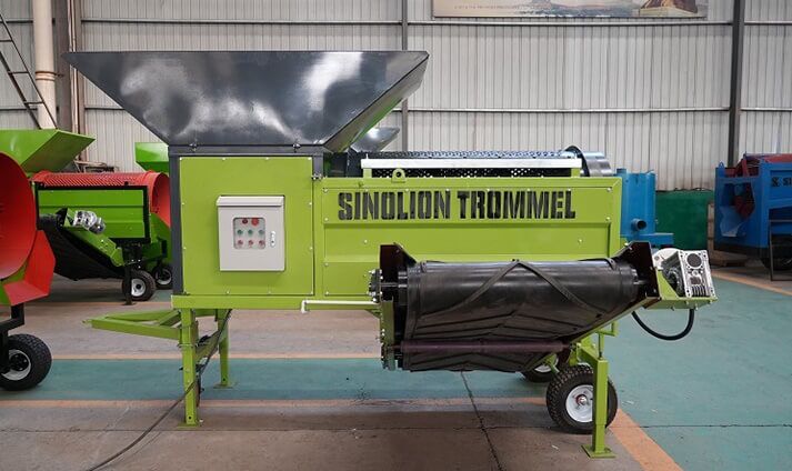 MTS0818 Mobile Trommel Screen Compost Screener