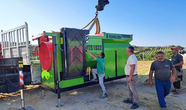 Italy 40m³/h MTS1022 Mobile Trommel Screen