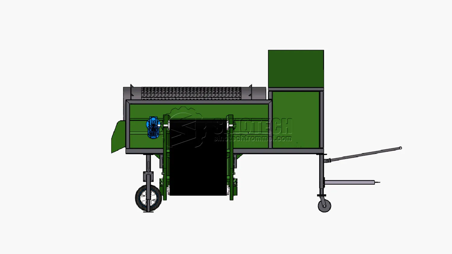 Small Trommel Screen for Sale Soil&nbsp;&&nbsp;Compost Screener WTS0820