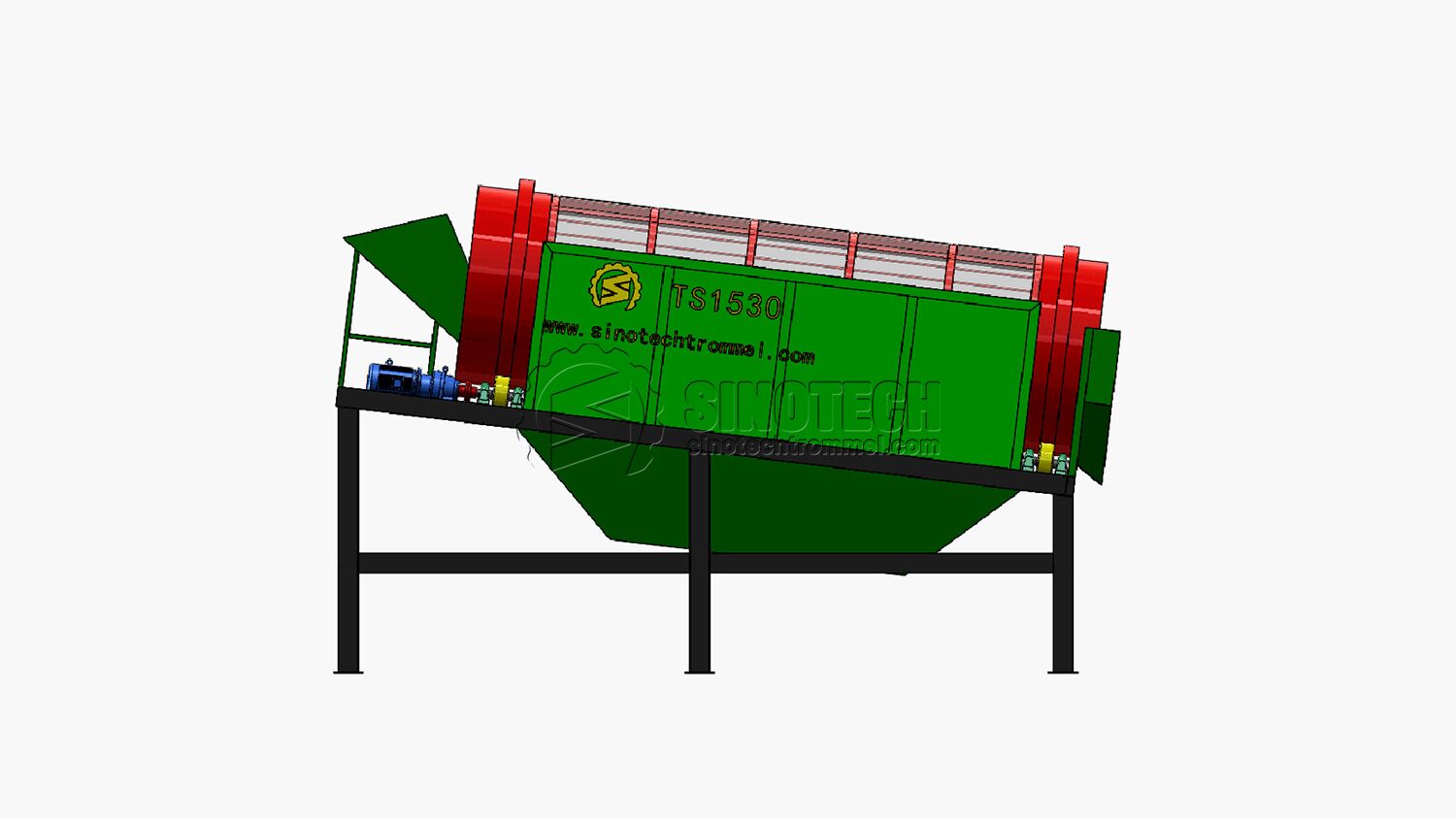 Drum Trommel screen TS1530