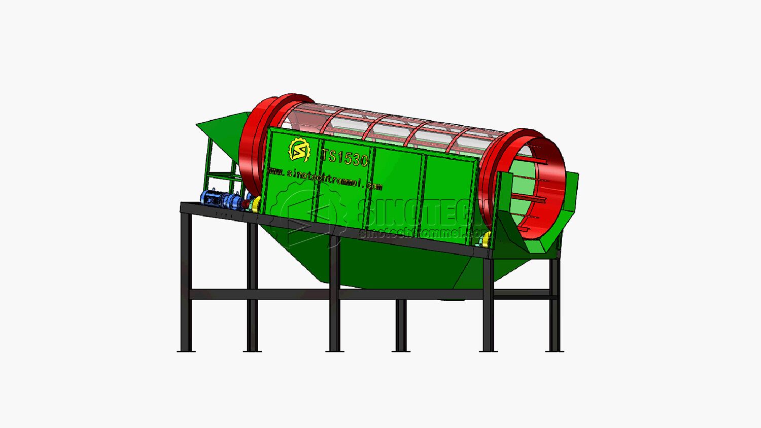 Drum Trommel screen TS1530