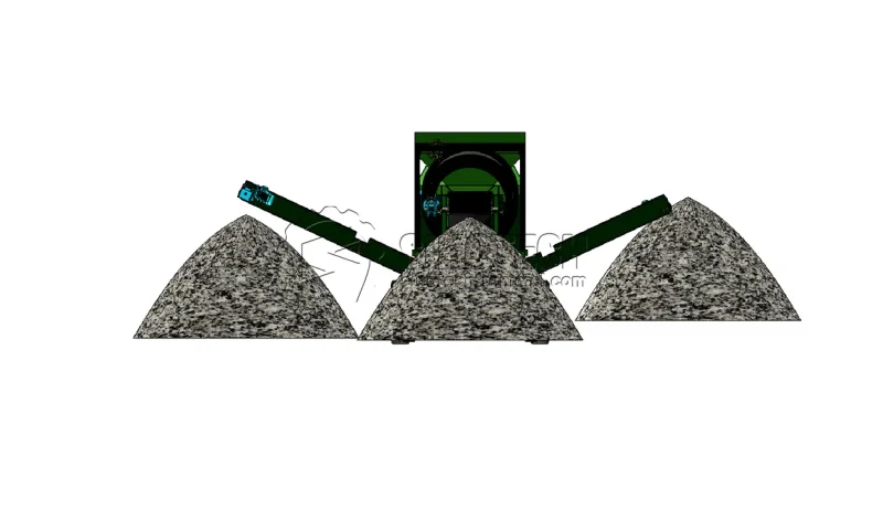 Portable Trommel Screen for Sale Topsoil, Dirt, Gravel WTS1230