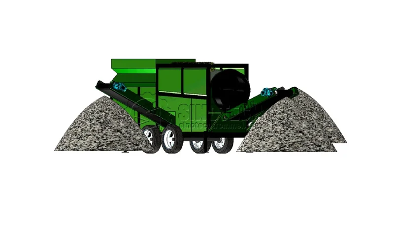 Portable Trommel Screen for Sale Topsoil, Dirt, Gravel WTS1230
