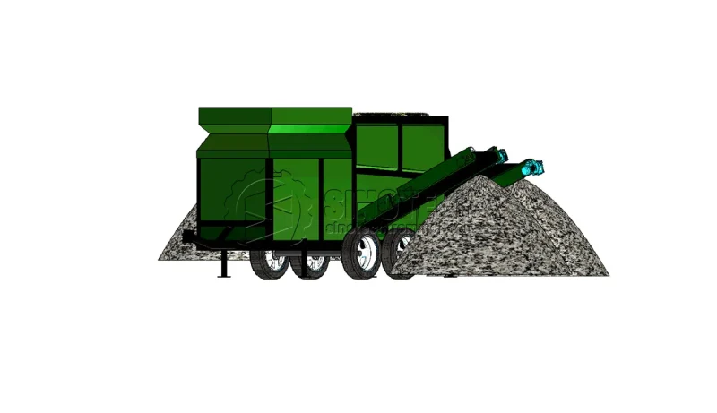 Portable Trommel Screen for Sale Topsoil, Dirt, Gravel WTS1230