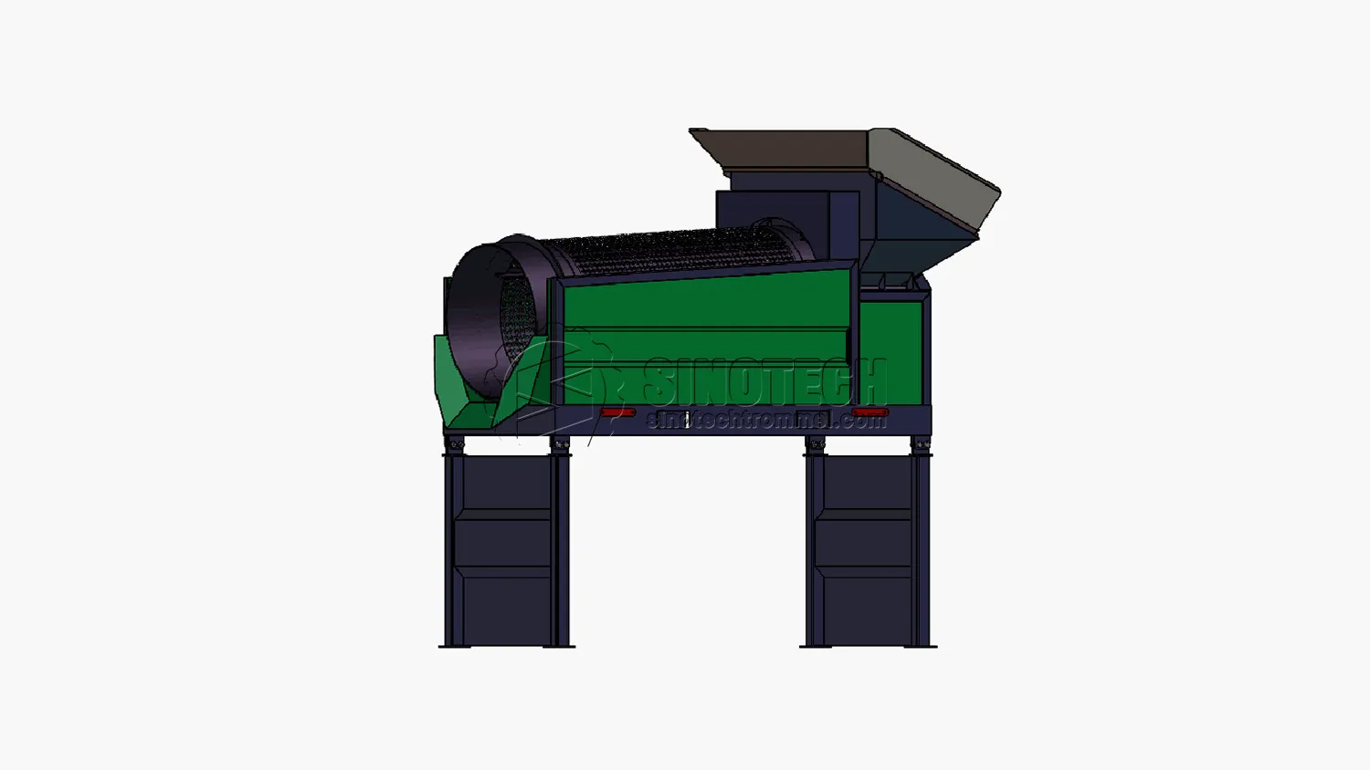Small Static Trommel Screen TS0820 Topsoil & Compost Sifter