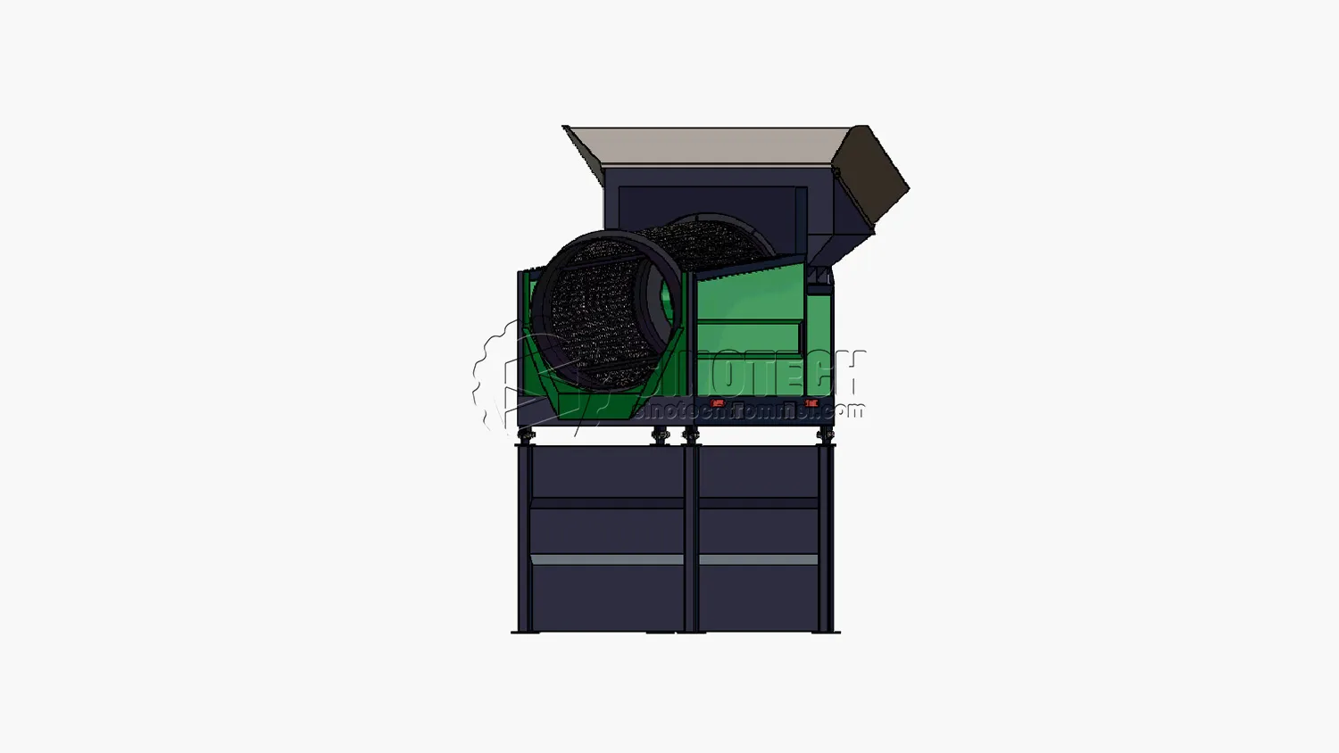 Small Static Trommel Screen TS0820 Topsoil & Compost Sifter