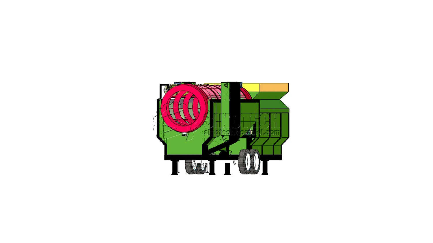 WTS1550: Incredibly Versatile Mobile Trommel Screener