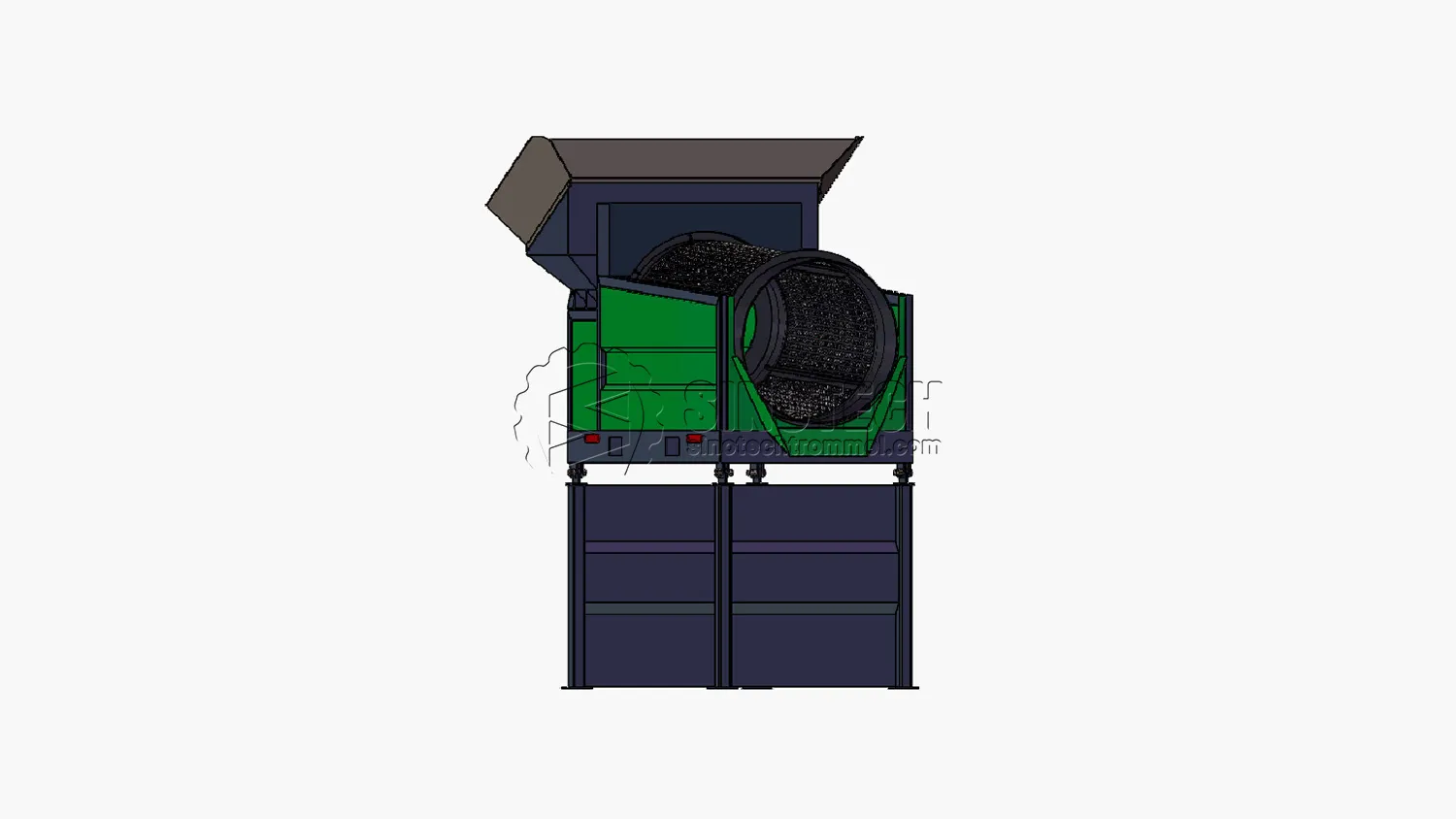 Small Static Trommel Screen TS0820 Topsoil & Compost Sifter
