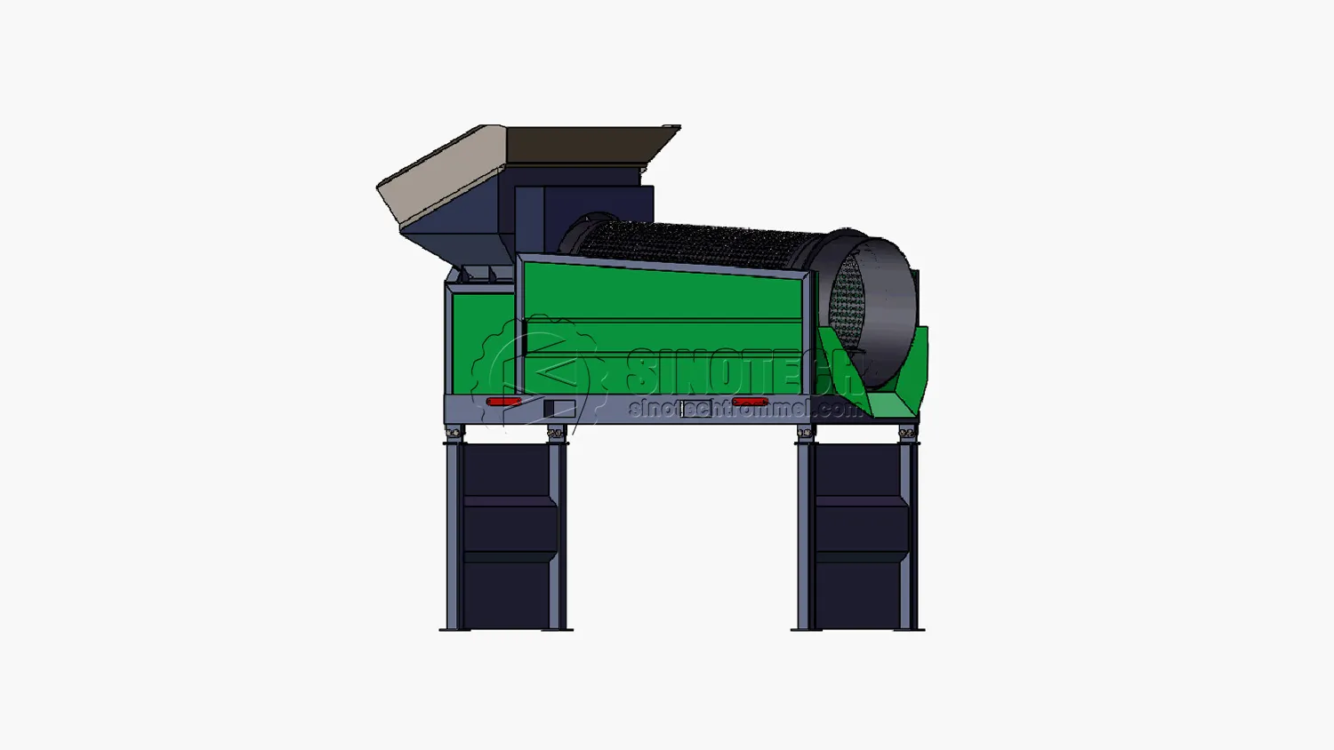 Small Static Trommel Screen TS0820 Topsoil & Compost Sifter