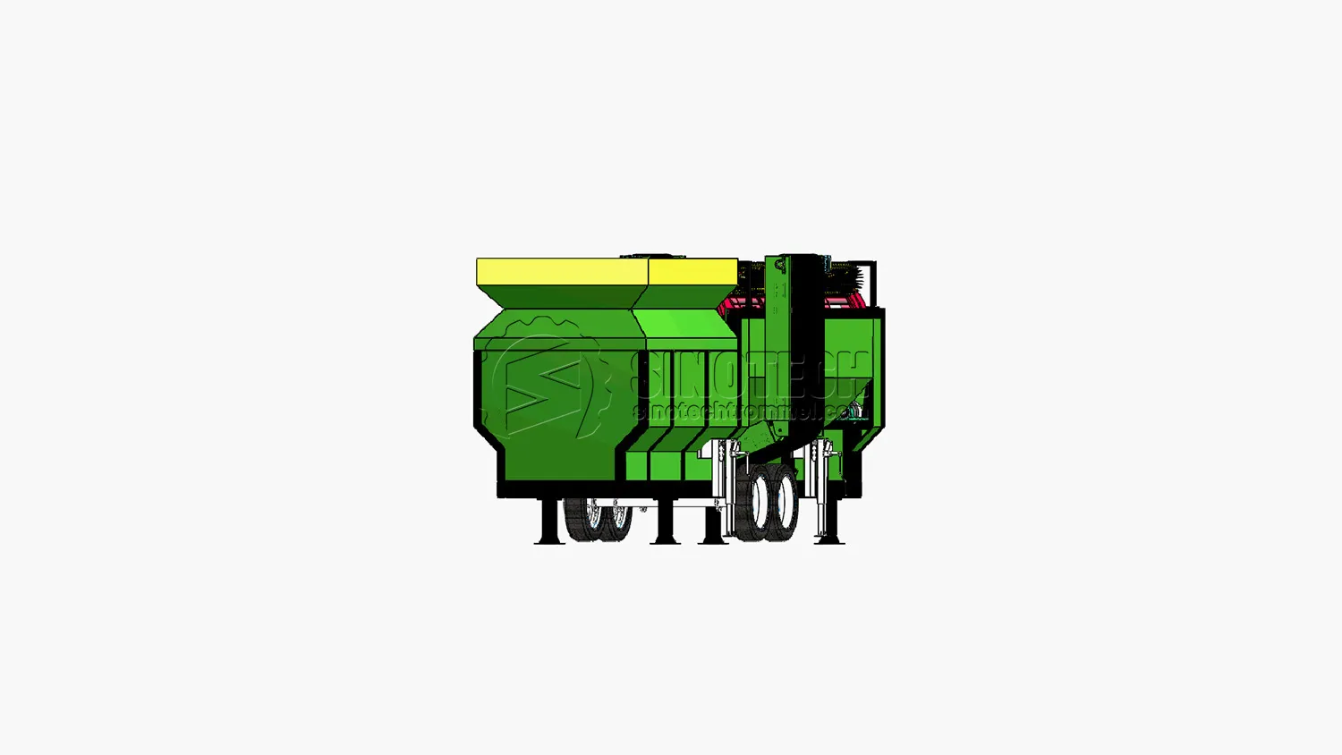 WTS1550: Incredibly Versatile Mobile Trommel Screener