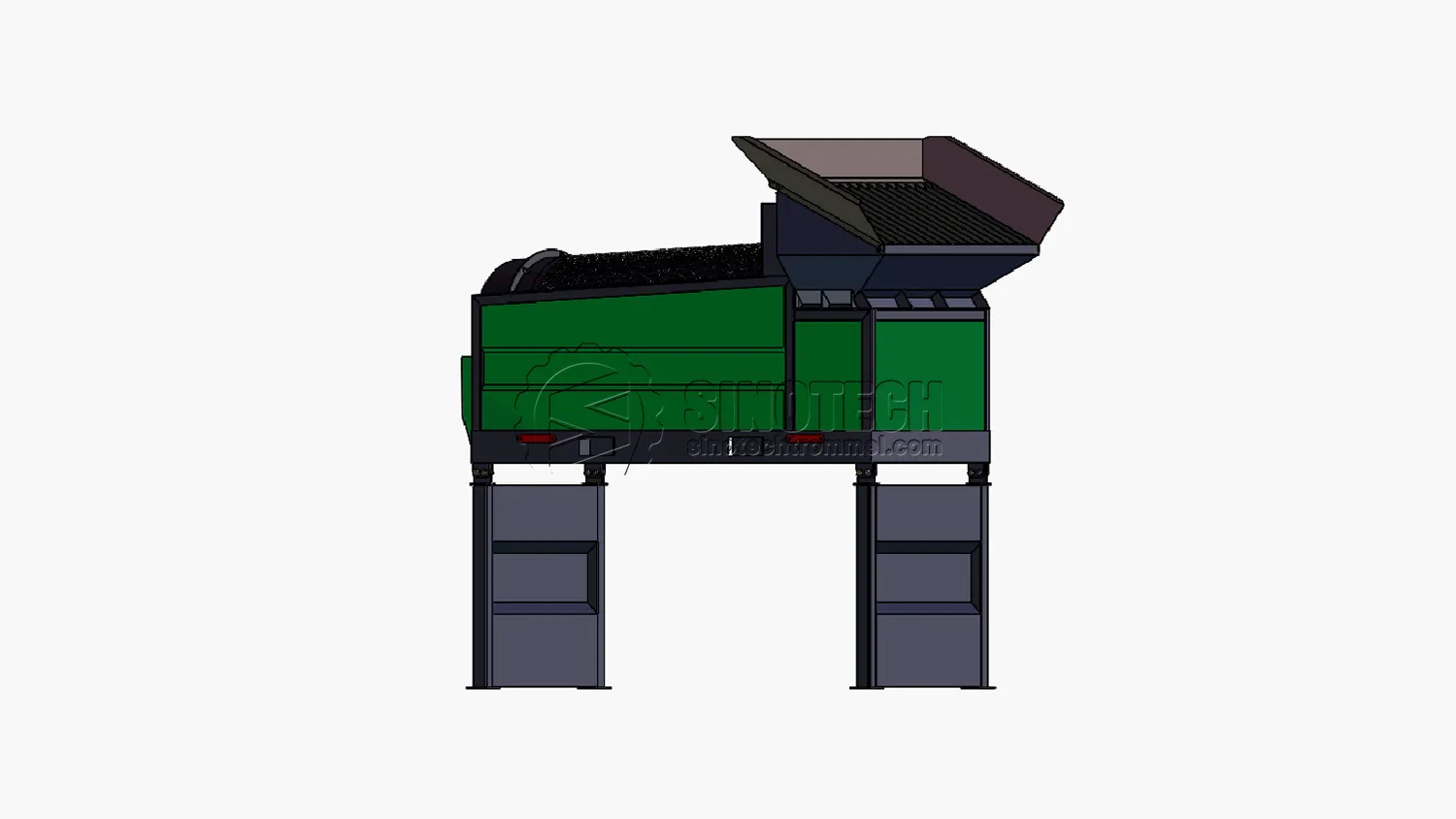 Small Static Trommel Screen TS0820 Topsoil & Compost Sifter