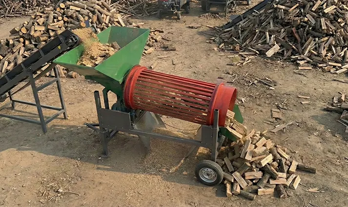 FTS0820 Portable Firewood Trommel Screen