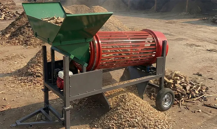 FTS0820 Portable Firewood Trommel Screen