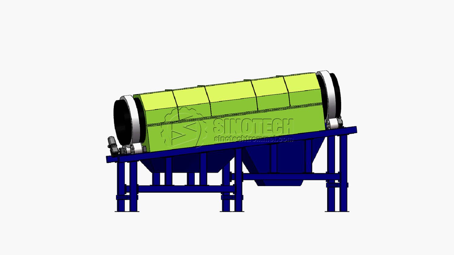 Heavy-Duty Trommel Screen TS2487